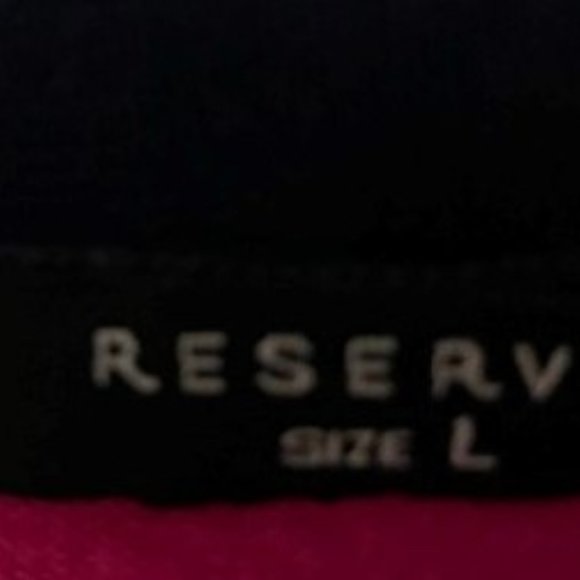 2/$30 Reserved pink cardigan with navy blue size large - Picture 8 of 9